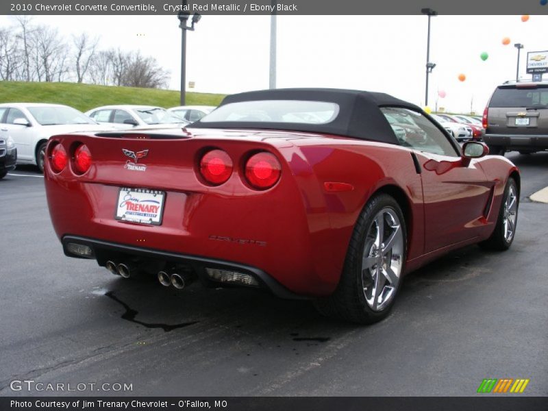 Crystal Red Metallic / Ebony Black 2010 Chevrolet Corvette Convertible