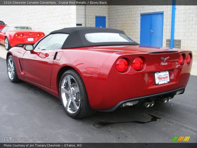 Crystal Red Metallic / Ebony Black 2010 Chevrolet Corvette Convertible