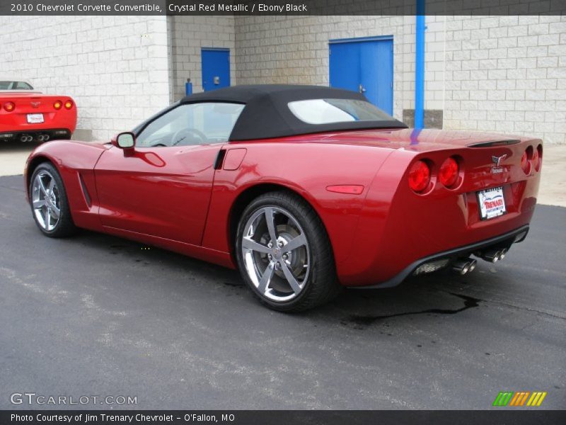 Crystal Red Metallic / Ebony Black 2010 Chevrolet Corvette Convertible