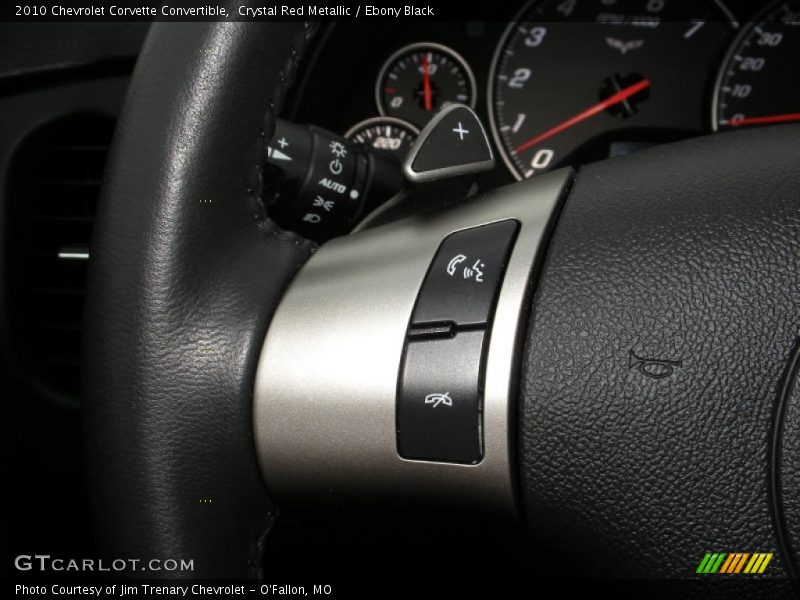 Crystal Red Metallic / Ebony Black 2010 Chevrolet Corvette Convertible