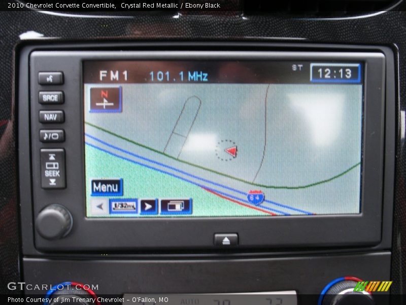 Navigation of 2010 Corvette Convertible