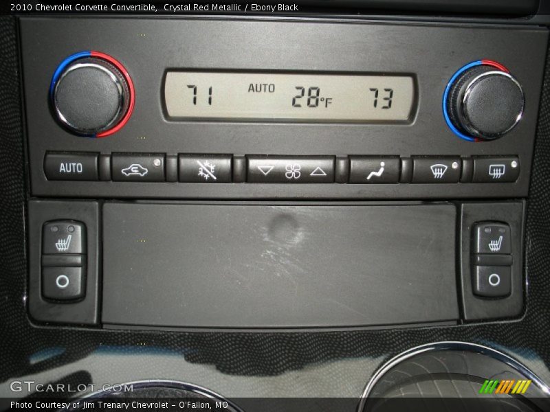 Crystal Red Metallic / Ebony Black 2010 Chevrolet Corvette Convertible