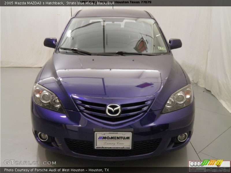 Strato Blue Mica / Black/Blue 2005 Mazda MAZDA3 s Hatchback