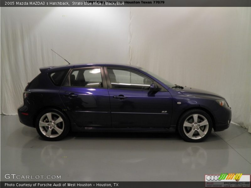 Strato Blue Mica / Black/Blue 2005 Mazda MAZDA3 s Hatchback