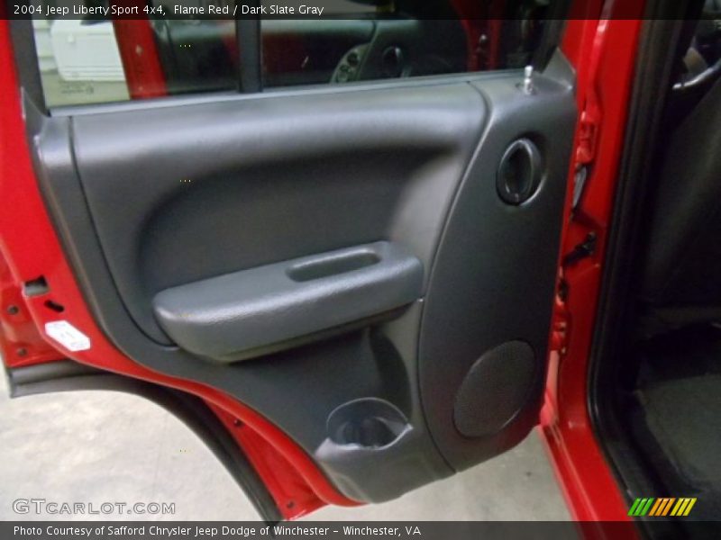 Flame Red / Dark Slate Gray 2004 Jeep Liberty Sport 4x4