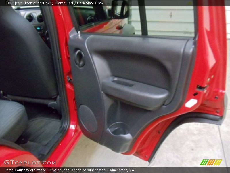 Flame Red / Dark Slate Gray 2004 Jeep Liberty Sport 4x4