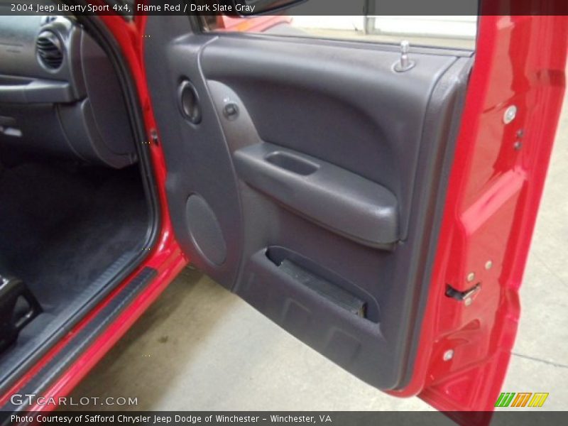 Flame Red / Dark Slate Gray 2004 Jeep Liberty Sport 4x4