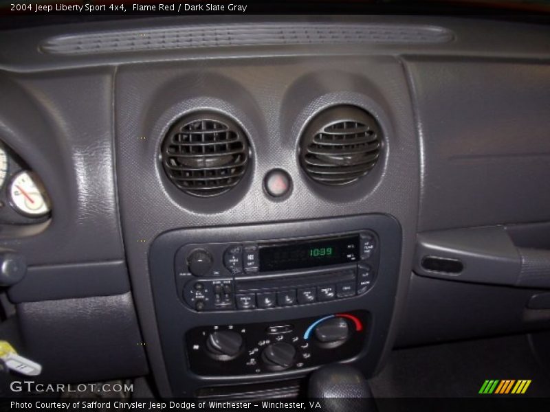 Flame Red / Dark Slate Gray 2004 Jeep Liberty Sport 4x4