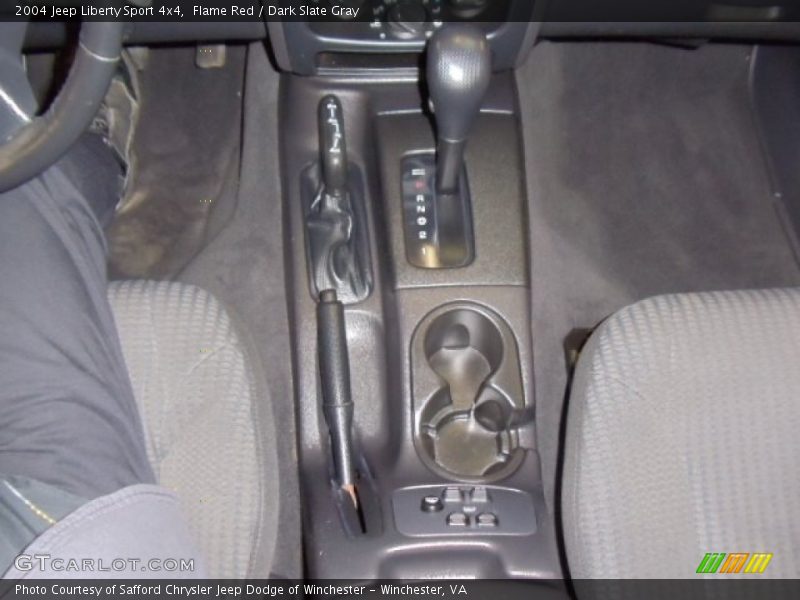 Flame Red / Dark Slate Gray 2004 Jeep Liberty Sport 4x4
