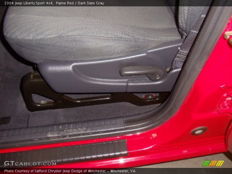 Flame Red / Dark Slate Gray 2004 Jeep Liberty Sport 4x4