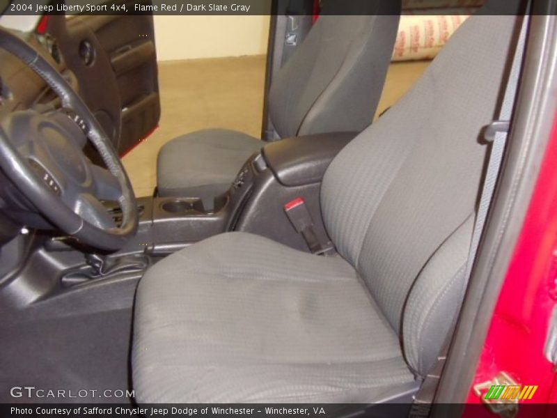 Flame Red / Dark Slate Gray 2004 Jeep Liberty Sport 4x4