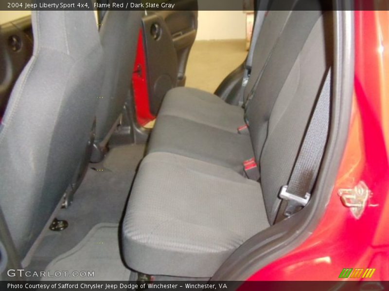 Flame Red / Dark Slate Gray 2004 Jeep Liberty Sport 4x4