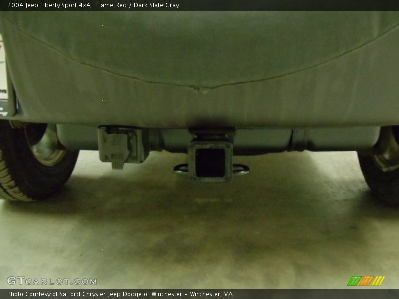 Flame Red / Dark Slate Gray 2004 Jeep Liberty Sport 4x4