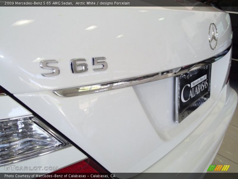 Arctic White / designo Porcelain 2009 Mercedes-Benz S 65 AMG Sedan