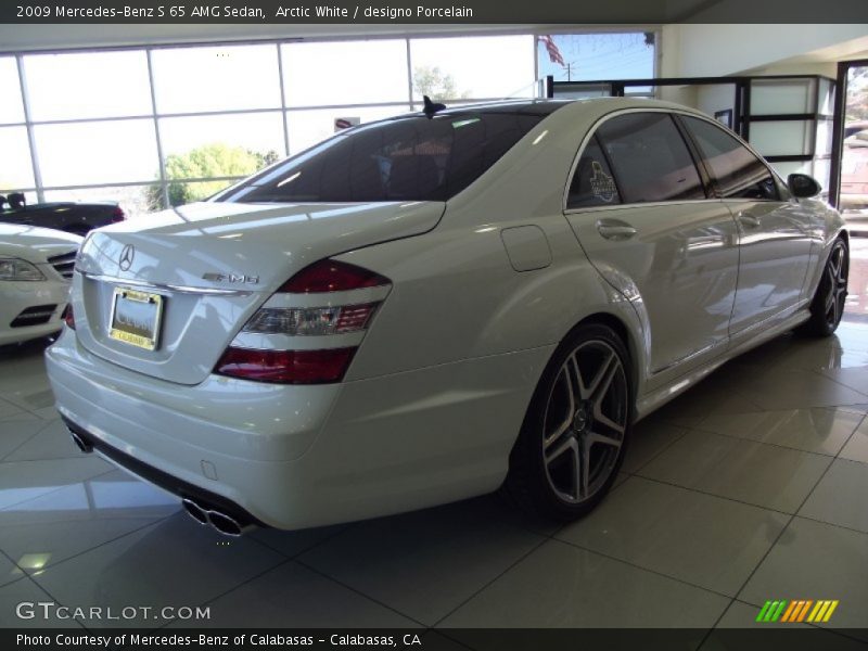 Arctic White / designo Porcelain 2009 Mercedes-Benz S 65 AMG Sedan