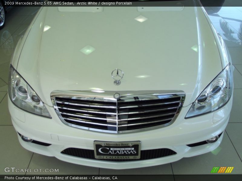 Arctic White / designo Porcelain 2009 Mercedes-Benz S 65 AMG Sedan