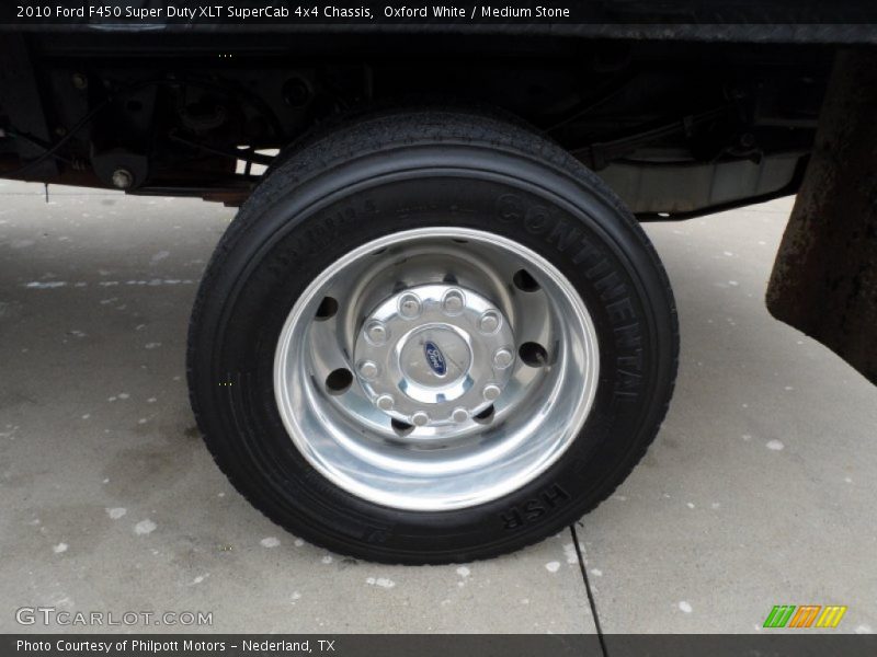  2010 F450 Super Duty XLT SuperCab 4x4 Chassis Wheel