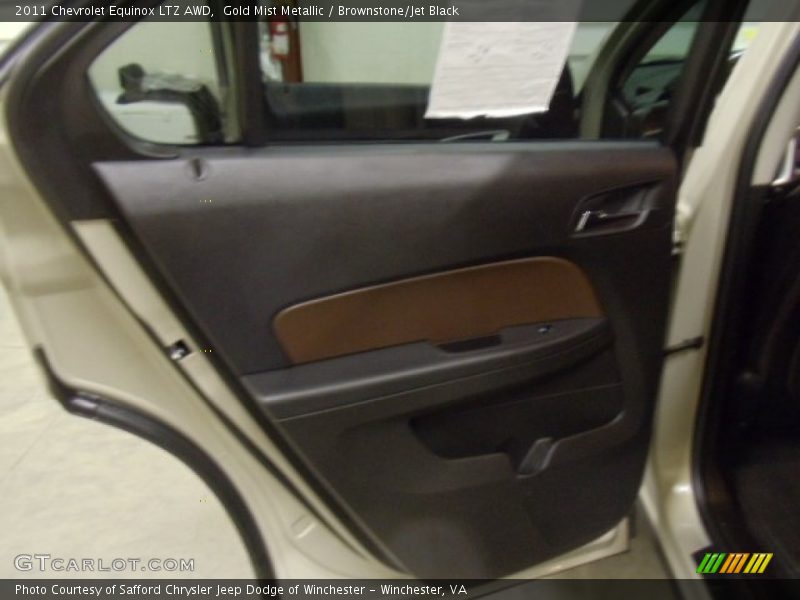 Gold Mist Metallic / Brownstone/Jet Black 2011 Chevrolet Equinox LTZ AWD