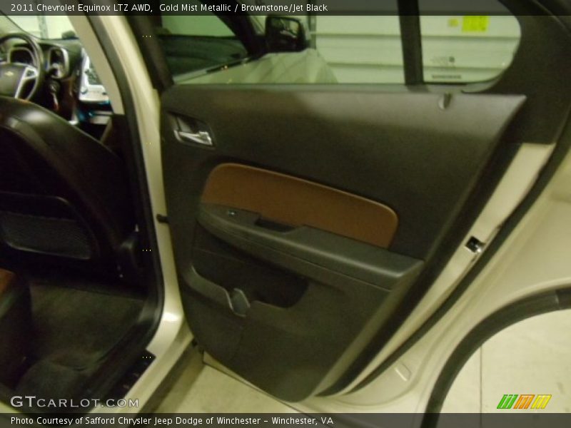 Gold Mist Metallic / Brownstone/Jet Black 2011 Chevrolet Equinox LTZ AWD