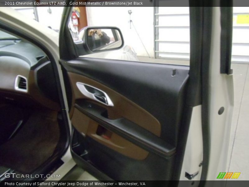 Gold Mist Metallic / Brownstone/Jet Black 2011 Chevrolet Equinox LTZ AWD
