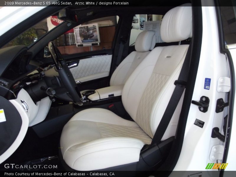  2009 S 65 AMG Sedan designo Porcelain Interior