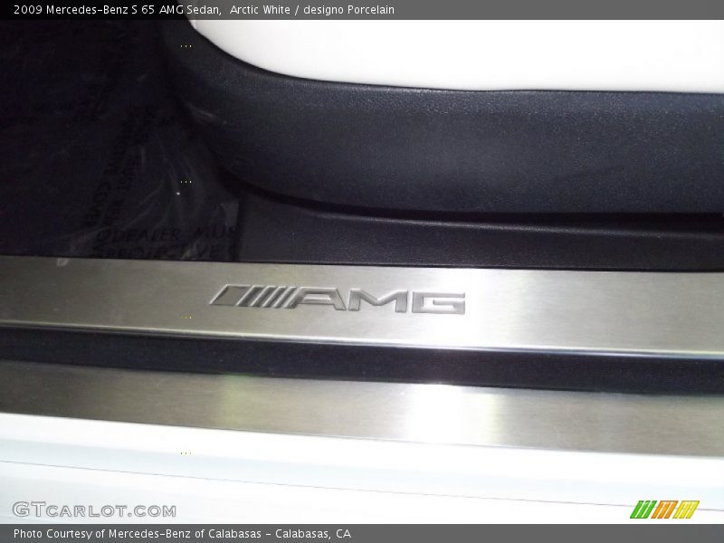 Arctic White / designo Porcelain 2009 Mercedes-Benz S 65 AMG Sedan