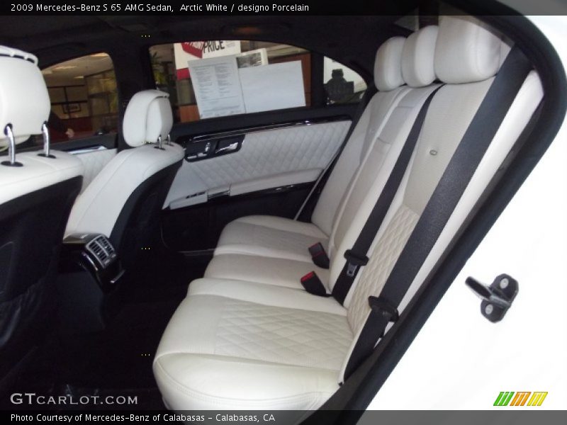Arctic White / designo Porcelain 2009 Mercedes-Benz S 65 AMG Sedan
