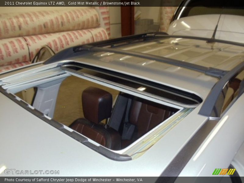 Sunroof of 2011 Equinox LTZ AWD
