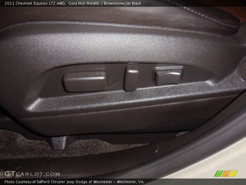 Gold Mist Metallic / Brownstone/Jet Black 2011 Chevrolet Equinox LTZ AWD