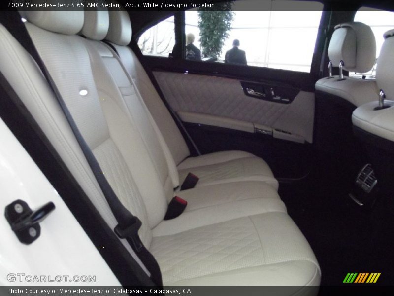Arctic White / designo Porcelain 2009 Mercedes-Benz S 65 AMG Sedan