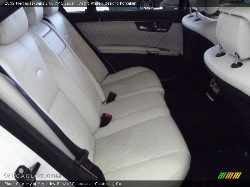 Arctic White / designo Porcelain 2009 Mercedes-Benz S 65 AMG Sedan