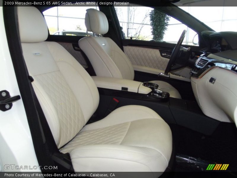 Arctic White / designo Porcelain 2009 Mercedes-Benz S 65 AMG Sedan