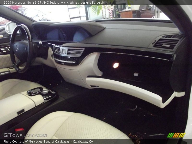 Arctic White / designo Porcelain 2009 Mercedes-Benz S 65 AMG Sedan