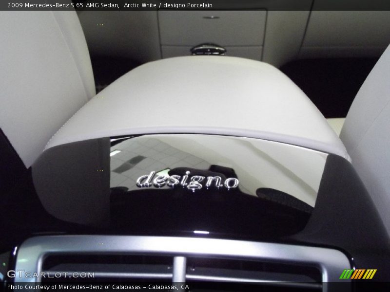 Arctic White / designo Porcelain 2009 Mercedes-Benz S 65 AMG Sedan