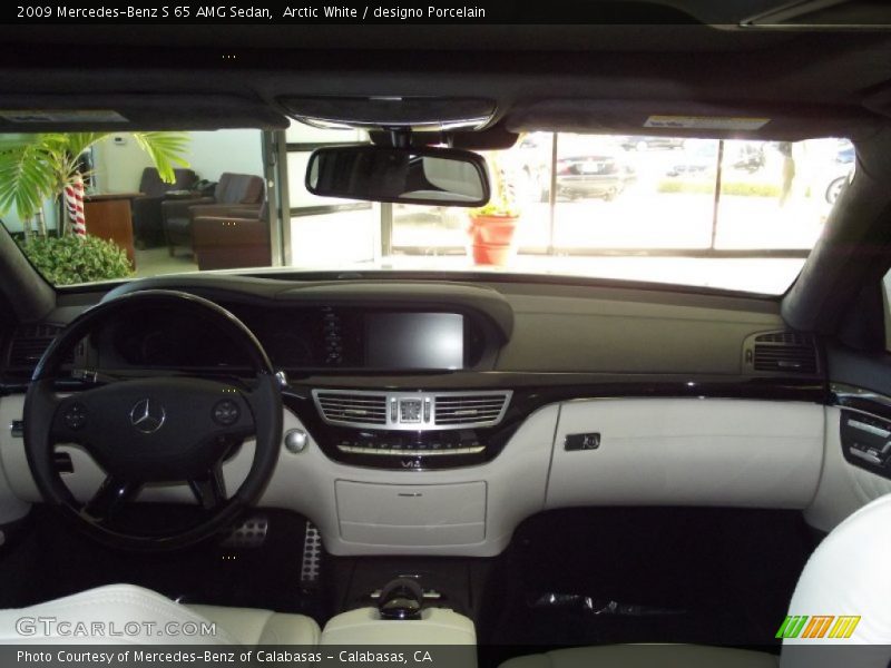 Arctic White / designo Porcelain 2009 Mercedes-Benz S 65 AMG Sedan