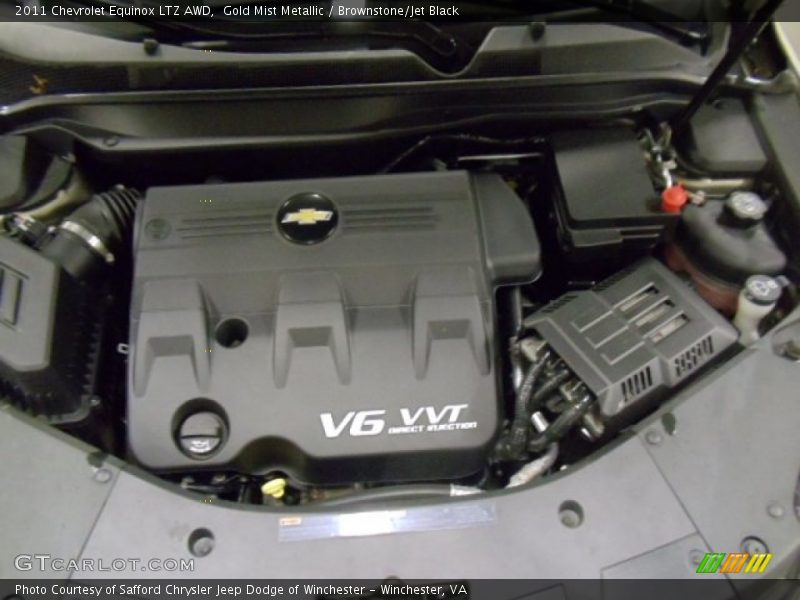 Gold Mist Metallic / Brownstone/Jet Black 2011 Chevrolet Equinox LTZ AWD
