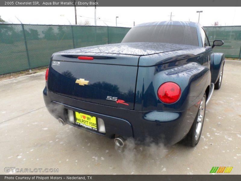 Aqua Blur Metallic / Ebony Black 2005 Chevrolet SSR