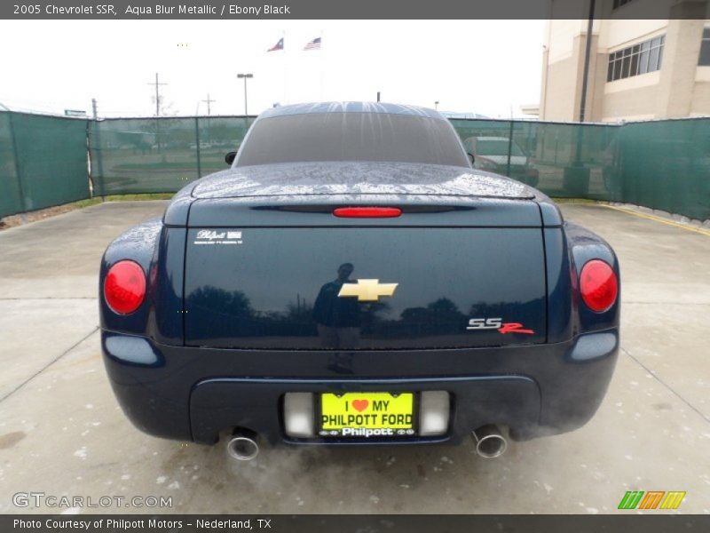 Aqua Blur Metallic / Ebony Black 2005 Chevrolet SSR