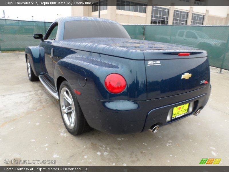 Aqua Blur Metallic / Ebony Black 2005 Chevrolet SSR