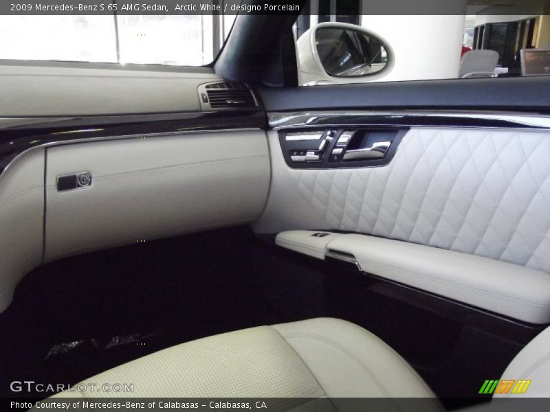 Arctic White / designo Porcelain 2009 Mercedes-Benz S 65 AMG Sedan