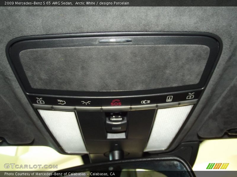 Arctic White / designo Porcelain 2009 Mercedes-Benz S 65 AMG Sedan
