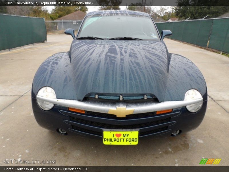 Aqua Blur Metallic / Ebony Black 2005 Chevrolet SSR
