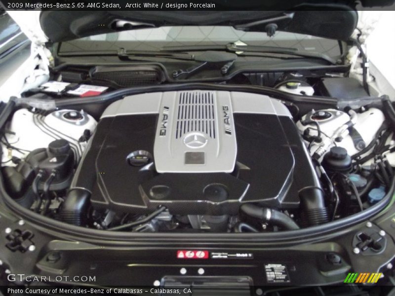  2009 S 65 AMG Sedan Engine - 6.0 Liter AMG Twin-Turbocharged SOHC 36-Valve VVT V12