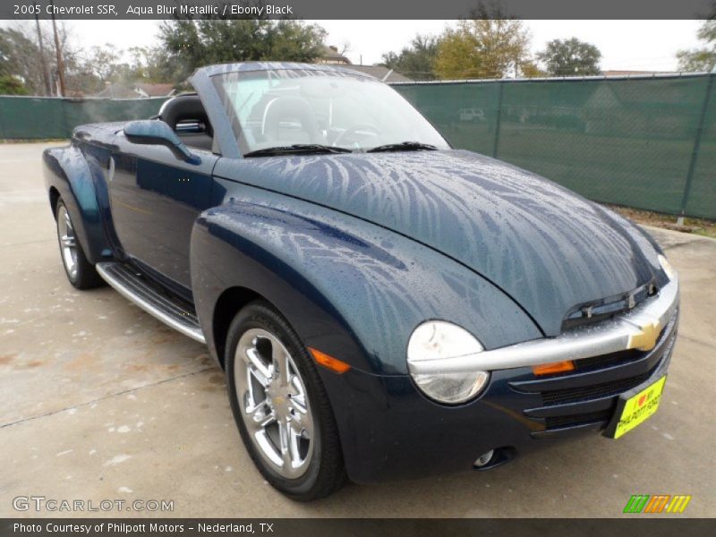 Aqua Blur Metallic / Ebony Black 2005 Chevrolet SSR