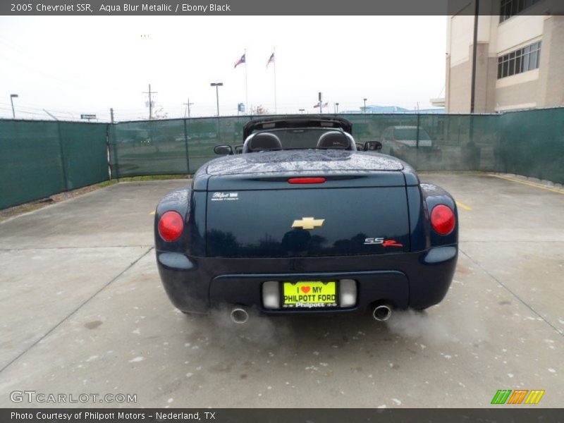 Aqua Blur Metallic / Ebony Black 2005 Chevrolet SSR