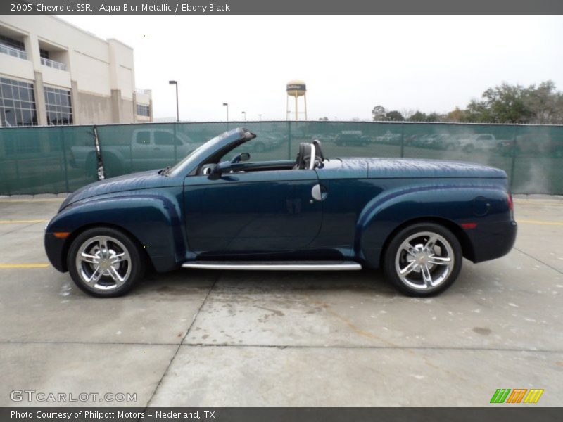 Aqua Blur Metallic / Ebony Black 2005 Chevrolet SSR