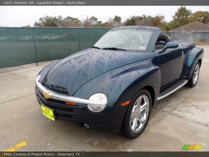 Aqua Blur Metallic / Ebony Black 2005 Chevrolet SSR