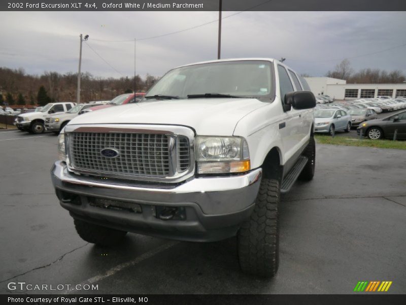 Oxford White / Medium Parchment 2002 Ford Excursion XLT 4x4