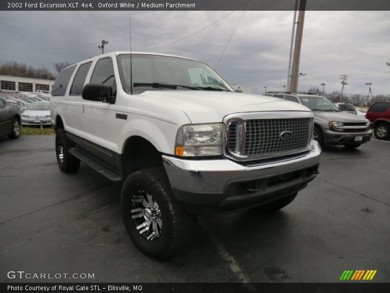 Oxford White / Medium Parchment 2002 Ford Excursion XLT 4x4