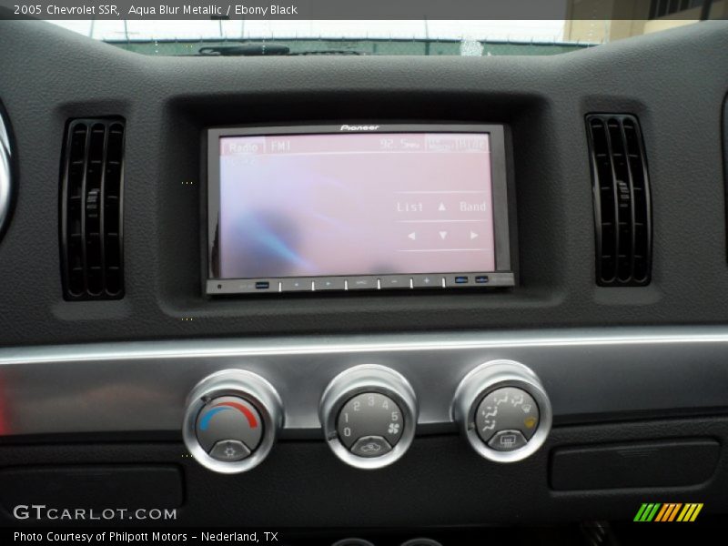 Aqua Blur Metallic / Ebony Black 2005 Chevrolet SSR